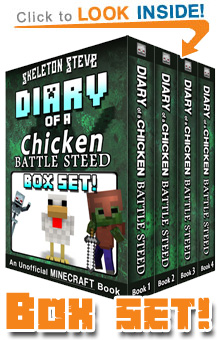 Read The Chicken Battle Steed Box Set Collection (Books 1-4) on Amazon NOW! Free Minecraft Book on Kindle Unlimited!