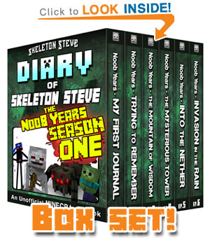 Read Diary of Skeleton Steve the Noob Years Books 1-6 SEASON ONE BOX SET NOW! Free Minecraft Book on KU!