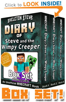Read Steve and the Wimpy Creeper Box Set Collection (Books 1-3) on Amazon NOW! Free Minecraft Book on Kindle Unlimited!