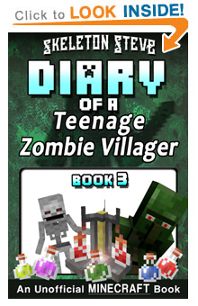 Read Diary of a Teenage Minecraft Zombie Villager Book 3 on Amazon! Free Minecraft Book on Kindle Unlimited!