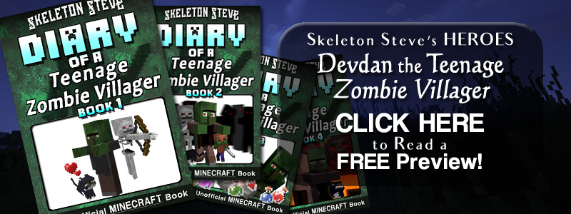 PREVIEW Diary of a Minecraft Zombie Villager!
