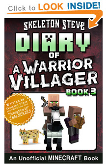 Read Minecraft Diary of a Warrior Villager Book 3 on Amazon NOW! Free Minecraft Book on KU!