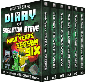 Season SIX of "Skeleton Steve the Noob Years" All SIX Episodes! Click to Learn More...