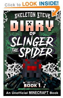 Read Minecraft Diary of Slinger the Spider Book 1 NOW! Free Minecraft Book on KU!