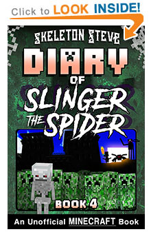 Read Minecraft Diary of Slinger the Spider Book 4 SOON! Free Minecraft Book on KU!