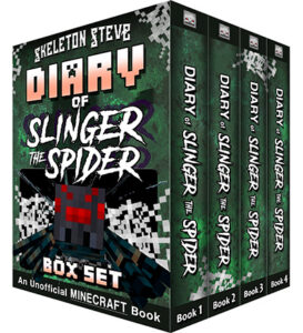 Read Minecraft Diary of Slinger the Spider Box Set 1 SOON!